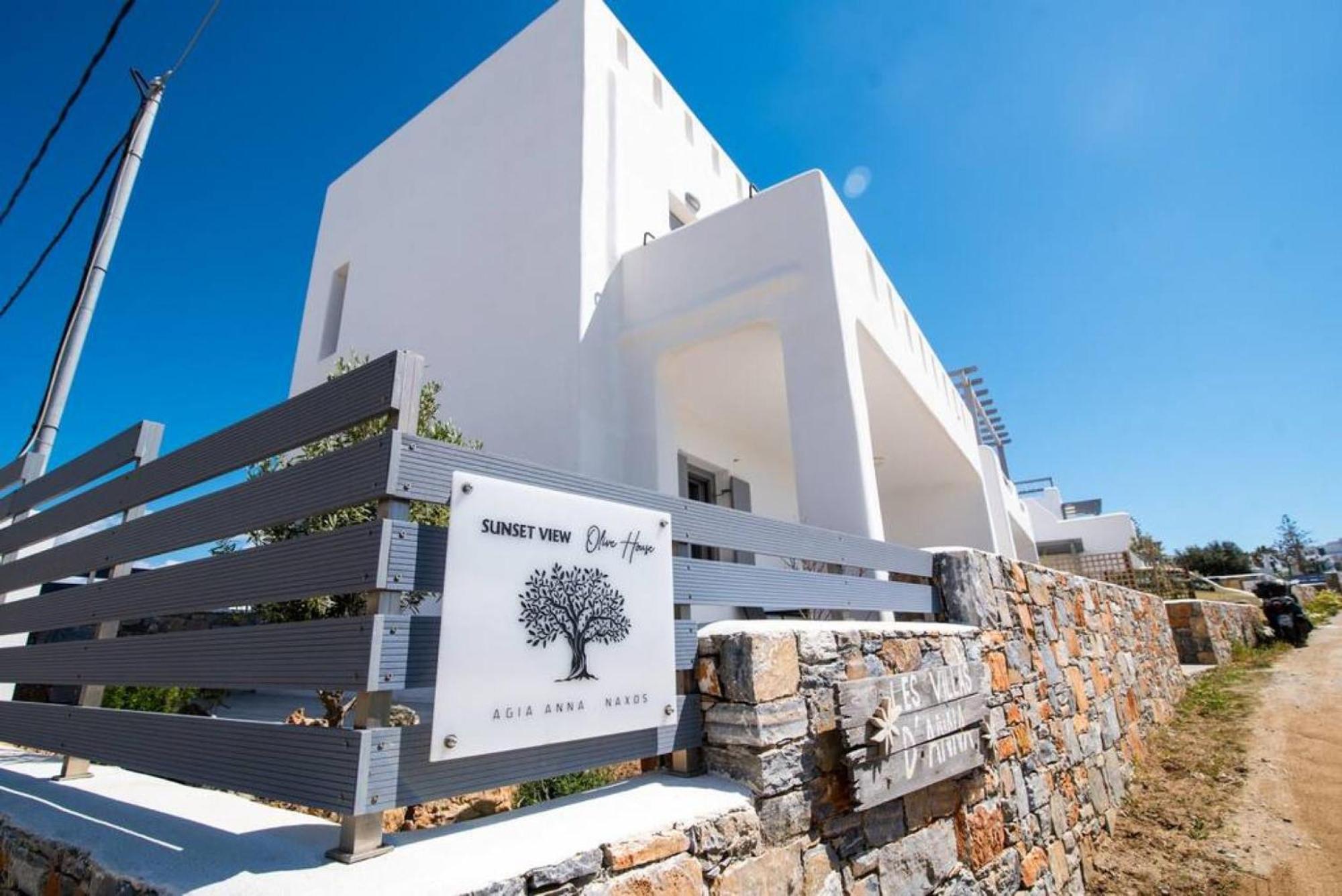 Naxos Agia Anna Sunset View Olive House Apartment Exterior photo